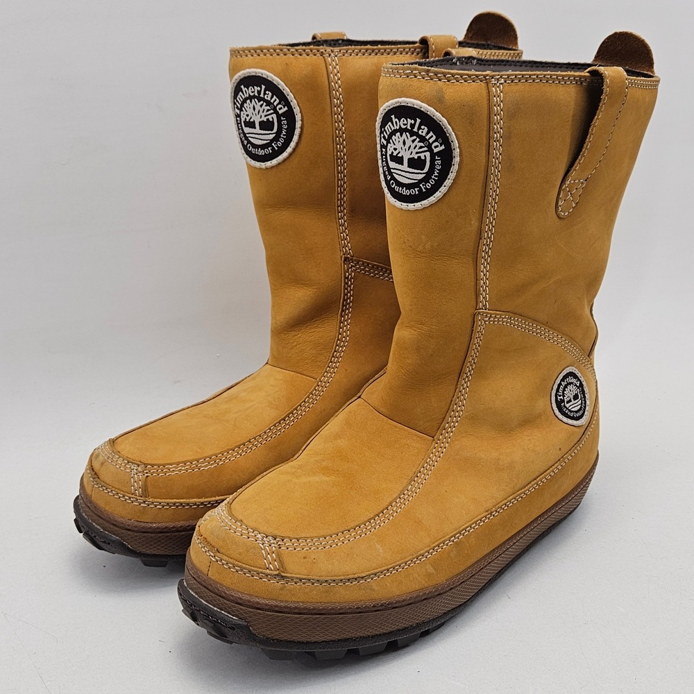 Timberland Mukluk Rugged Outdoor Men 8M Wheat Nubuck Pull On 31379
